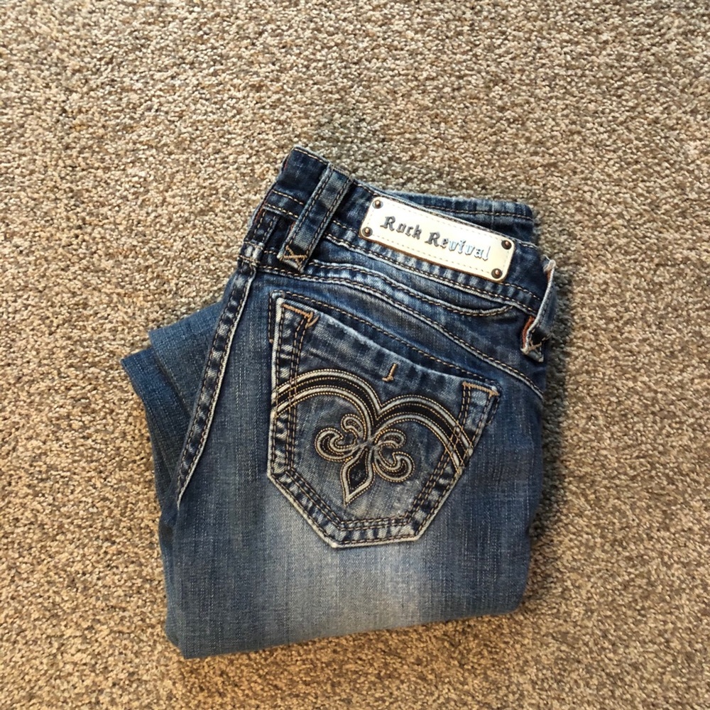 Adele bootcut rock revivals Jeans